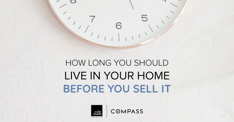 How Long You Should Live In Your Home Before You Sell It